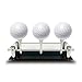 USA Company - Acrylic Golf Ball Display Stand | Holds 3 Golf Balls | Acrylic and Metal | 3 Golf Tees Included