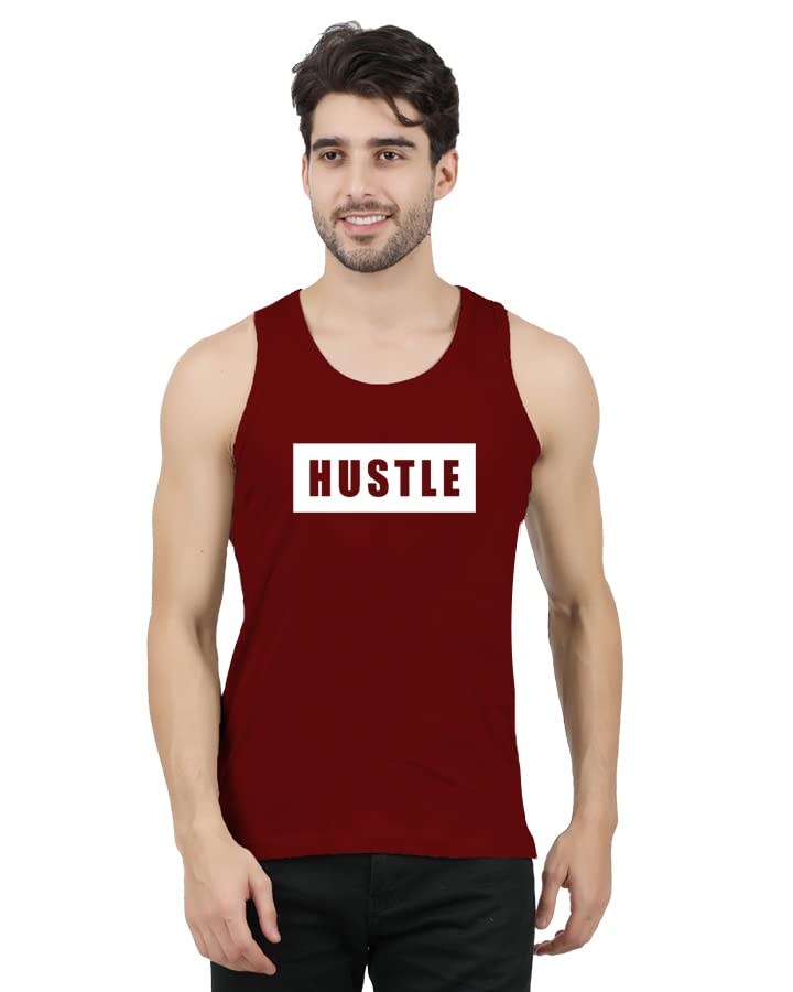 Image of JUGULAR Men's Regular Fit Cotton Printed Vest