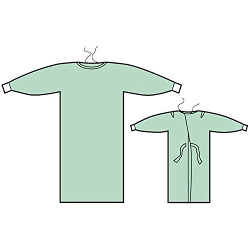 OP Pad Manteau 640102 Mölnlycke vert de 121 cm avec longueur étendue