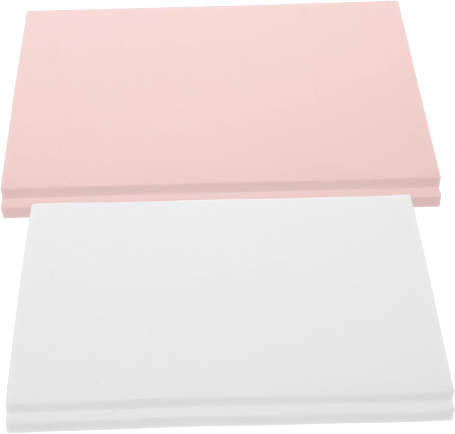 Hohopeti DIY Rubber Carving Blocks 15x10x0.6cm Non-Toxic Stamp Maker for Printmaking for Artists and Craft Enthusiasts Pure Color Rubber Stamp Blanks