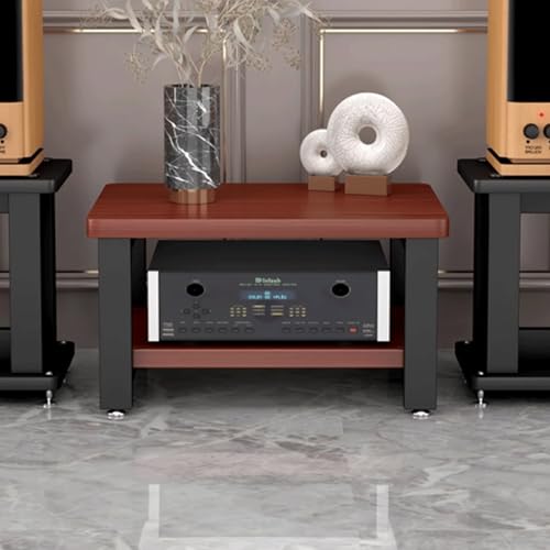 Soporte altavoces y torre de rack de audio de tres niveles con base antideslizante 8
