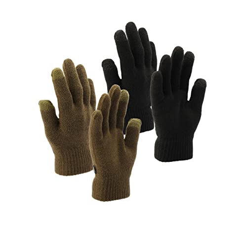 Timberland Men's 2-Pack Touchscreen Gloves Grape Leaf