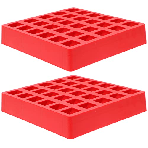 2 cajas almacenadoras para monedas rojo miniatura 1
