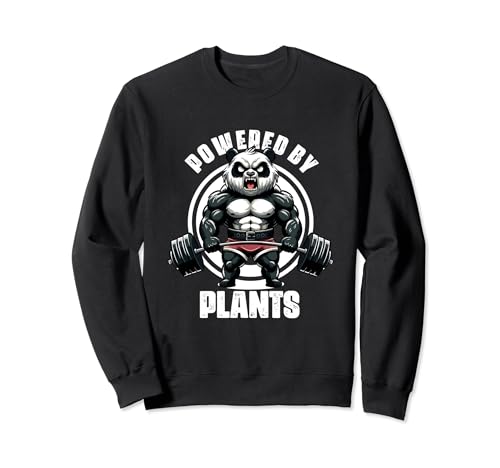 Powered By Plants Gimnasio vegano Levantamiento de pesas Gimnasio Sudadera
