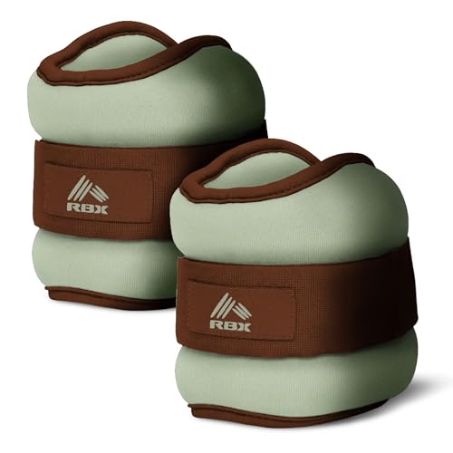 Image of RBX Wrist & Ankle Weights Set, Adjustable Comfort Fit for Training & Toning