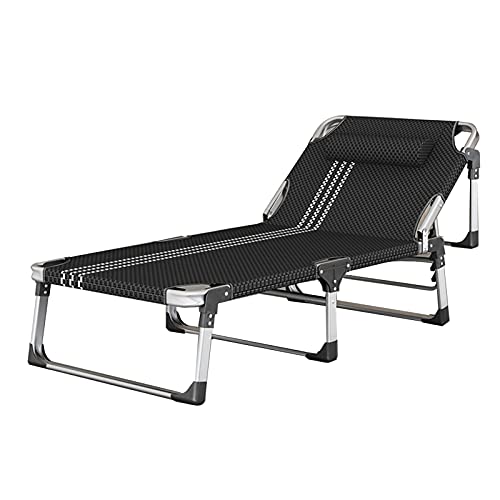 Chaise longue de jardin pliante Octopus inclinable 5 positions avec coussin amovible