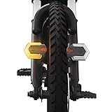Universelle LED-Fahrradblinker -- Dieses Fahrrad-Blinker-Set verfügt über rote Warnleuchten, orangefarbene Blinklichter, die an der Vorder- und Rückseite Ihres Fahrrads befestigt werden können. Passend für Mountain-, Straßen-, Gelände- und Rennräder, damit Sie sicherer vor vorbeifahrenden Autos, Fußgängern oder Verkehrsteilnehmern geschützt sind.