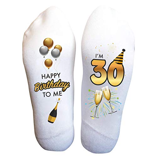 30 Birthday Funny Socks, Fun Gift Ideas for Women Men 30s