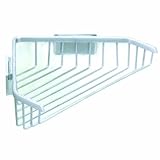 Material: Messing verchromt ENZO RODI 606411 Eck-Duschkorb aus Messing rostfrei mattchrom 4,8 x 20 x 20 cm
