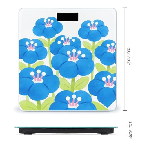 Báscula digital cuerpo Flores en Cielo Azul 180kg miniatura 2