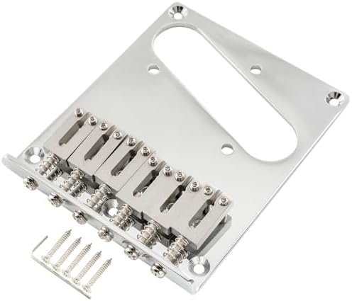 Musiclily 10,5mm Guitare Pontets Chevalet Tremolo Saddles Pour Guitare Electrique Style Fender