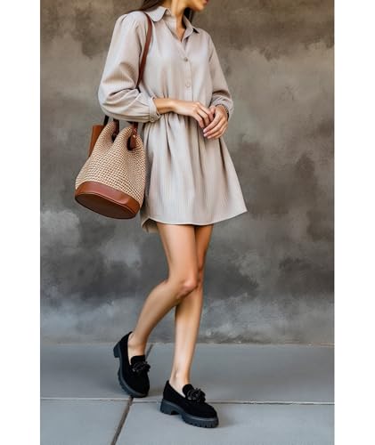 Image of Women's Loafers Chunky Platform Slip On Bow-Knot Beaded Suede Loafers Lug Sole Casual Shoes for Women Dressy