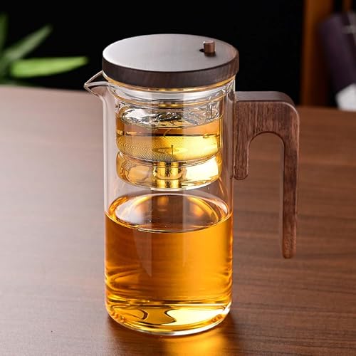 Leakproof Tea Infuser Water Bottle - Ergonomic Handle Travel Mug for Loose Leaves & Tea Water Separation - Image 8