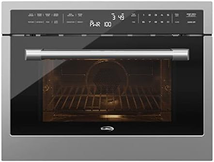 KoolMore 24 Inch Built-in Oven and Microwave Combination with Bro...