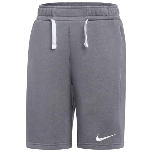 Nike Park 26 Short De Football en Tissu Fleece pour Ado, Charcoal Heathr/White, IB1242-071, M
