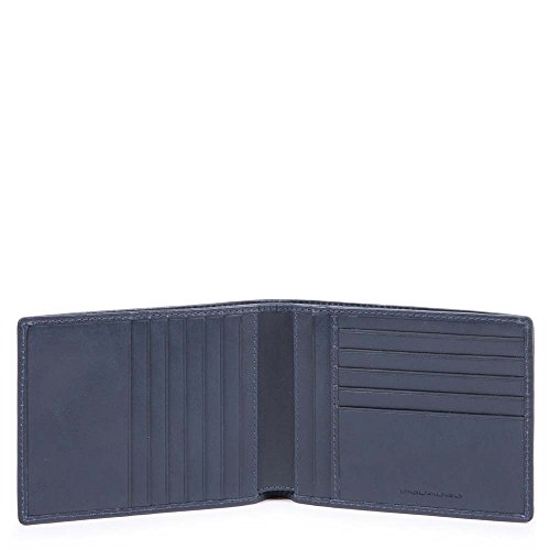 Portefeuille Piquadro W88R organisation cuir noir homme PU1241W88R-N