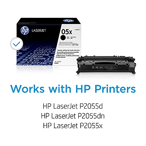 HP 05X CE505X Cartouche de toner 1 x 6500 pages - vue 4