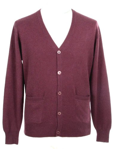 Shephe Men's Cardigan Button Closure Cashmere Sweater