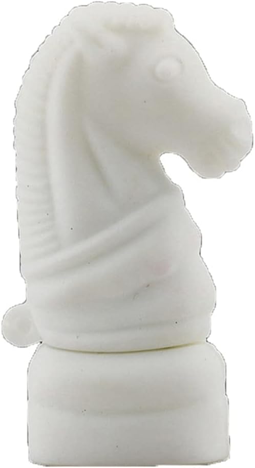 64GB Chess Knight Shape USB Flash Drive U Disk USB 2.0 Data USB Flash Disk Memory Stick Pen Drive Storage Device USB Drive External Storage Flash Disk (White)