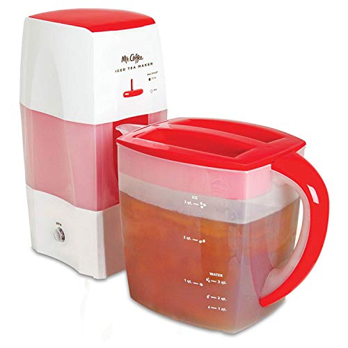 Mr. Coffee TM75RS-RB-1 3-Quart Tea and Iced Coffee Maker, Red by Mr. Coffee - Used condition - US$6.33