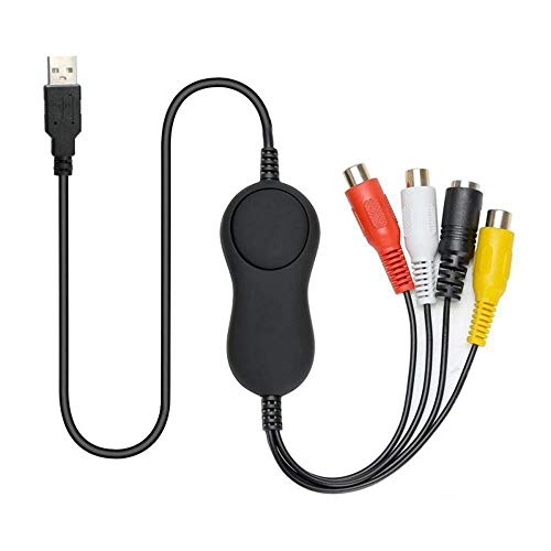 RY USB 2.0 périphérique Carte de Capture vidéo, Vidéo Audio Converter, pour Xbox, VHS, Wii, PS3 avec Mac OS, Windows 10 8.1/8 7, Linux, Android