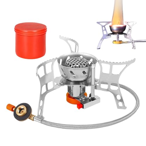 Vikbar axelryggsäck spis - lätt campingutrustning för utomhusbruk, bärbar campingspis | Kompakt axelryggsäck spis, vikbar spis, C-utrustning