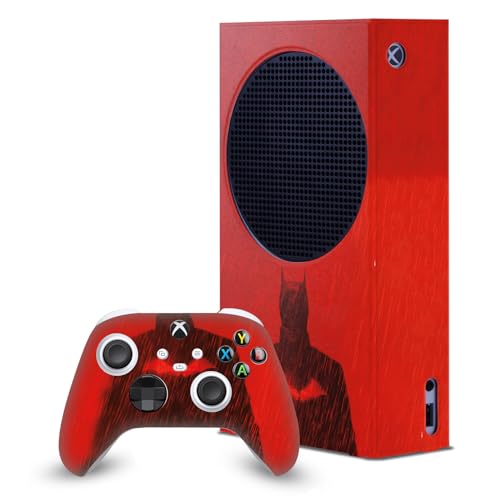 Enveloppement de console de jeu Xbox Series S The Batman Pluie Rouge skin manette vinyle autocollant