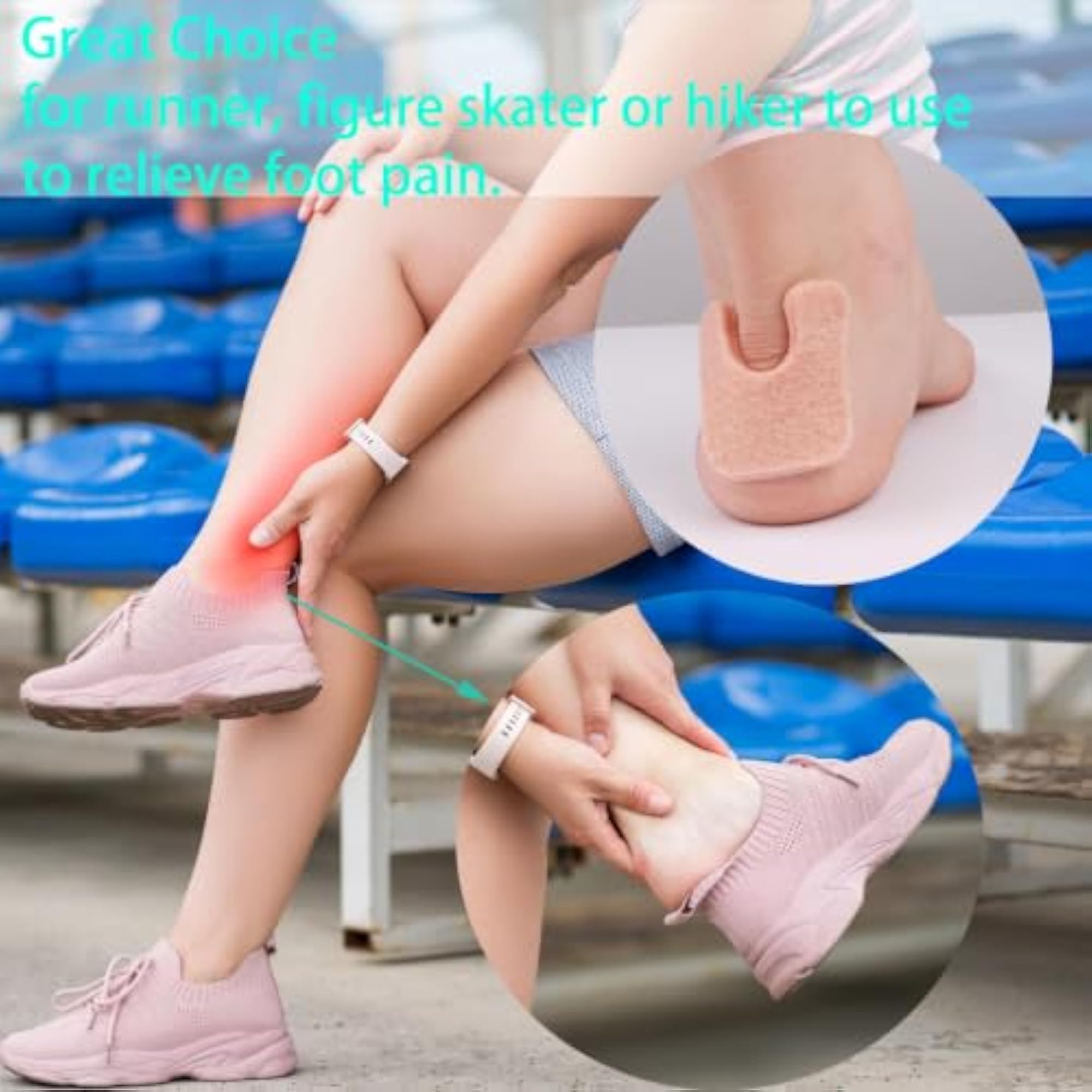 10 PCS Foot Pads for Runners and Hikers, Cushions for Outdoor Walking