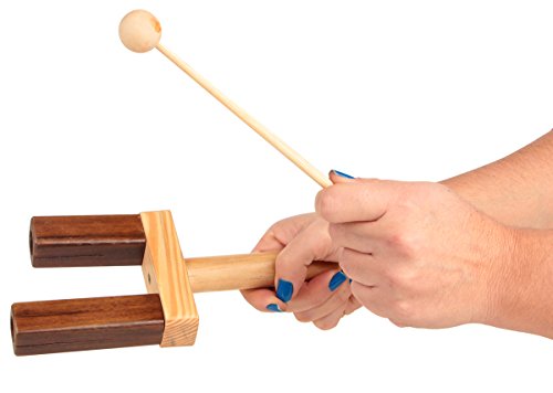 Musicalização Agogô 1 Par Carlu Brinquedos, Multicor