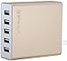 Produktbild Stilgut PowerPort 34W 5 Port USB Ladegerät, USB Netzteil Ladeadapter geeignet für iPhone 11, iPad, Samsung Galaxy, Gold