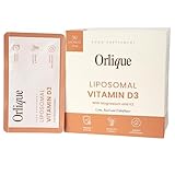 Orlique Liposomales Vitamin D3 K2 Magnesium | Hochdosiert 100 mcg Vitamin D3 pro Tagesdosis | Immun- & Knochengesundheit, Muskeln, Hohe Bioverfügbarkeit, Vegan | 30 Sachets à 10 ml Flüssige Tropfen