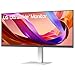 LG 34U530A-W 34-inch UltraWide WFHD (2560 x 1080) IPS Wide Computer Monitor, 100Hz, VESA DisplayHDR 400, HDMI, DisplayPort, USB Type-C, Tilt/Height/Swivel Stand, White