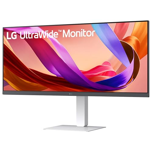 LG 34U530A-W 34-inch UltraWide WFHD (2560 x 1080) IPS Wide Computer Monitor, 100Hz, VESA DisplayHDR 400, HDMI, DisplayPort, USB Type-C, Tilt/Height/Swivel Stand, White - image 9