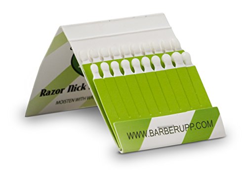 BARBERUPP Styptic Stick Shave Accessories (Green Stix, Bulk 30 Pack) Stops Bleeding For Razor Nicks For Men & Women - Sanitary and Great For Barbers or Personal