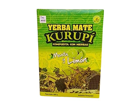 Erva mate de terere Kurupi menta e limão
