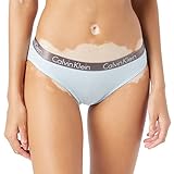 Jersey elástico de algodón Calvin Klein Bikini Estilo Ropa Interior, Rain Dance, S para Mujer
