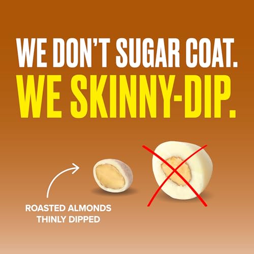 SkinnyDipped Maple Kiss Almonds, Healthy Snack, Plant Protein, Gluten Free, 3.5 oz Resealable Bags, Pack of 5, Seasonal Flavor
