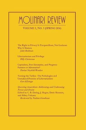 Molinari Review Volume 1, No. 1 (Spring 2016)