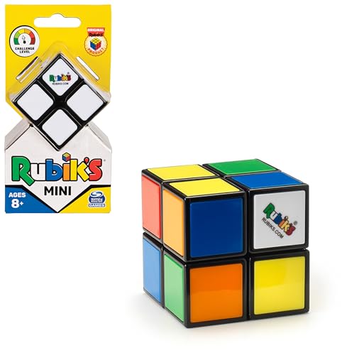 RUBIK'S - Cubo DE Rubik 2X2 - Juego de Rompecabezas, Cubo Mágico de Bolsillo para Desafiar la Mente - 6063963 - Juegos Niños 8 años + - Regalo Niño 8 años +
