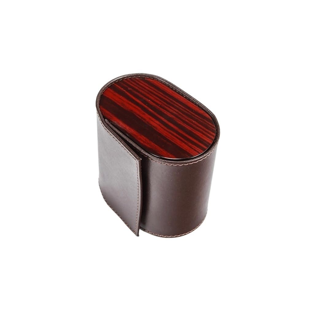 XBTGS Caja expositora portátil individual para reloj, caja de regalo, caja de almacenamiento de viaje para hombres,