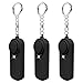 Produktbild 3 Pcs Taschenalarm, Schrillalarm für Frauen, Persönlicher Alarm mit Stroboskop LED Blitzlicht-Signal, Taschenalarm Wiederaufladbar Aufladbar Schrillalarm für Frauen/Kinder/Senioren