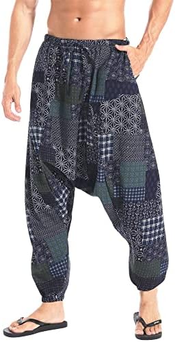 Wxzz Baggy Harembroek voor heren, Japanse effen vrijetijdsbroek van katoen en linnen, losse casual thuisbroek, lang, licht, ademend, grote maten M, L, XL, XXL, XXXL, Z-grijs, L Wxzz Baggy Harembroek voor heren, Japanse effen vrijetijdsbroek van katoen en linnen, losse casual thuisbroek, lang, licht, ademend, grote maten M, L, XL, XXL, XXXL, Z-grijs, L