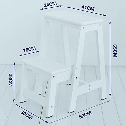 Escabeau chaise d'échelle pliante trois étapes pour maison