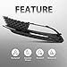 Pair Front Bumper Lower Fog Light Grille Cover Grill Panel, Fit Audi A5/ Audi A5 Quattro 2012-2016, Black Fog Lamp Grill Bezel Trim, Left Driver & Right Passenger Side 2PCS