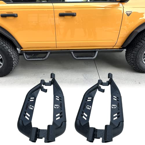 Barras Laterales de Acero Texturizado Negro para Ford Bronco