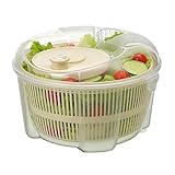 Genérico Secador de ensaladas - de Frutas - Secadora de Verduras | para Relleno de empanadillas, Fresco, crujiente, Productos, aderezo, Comida, Verduras, Fregadero