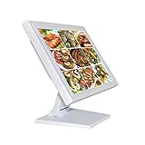 15 Zoll LCD Touchscreen Monitor Touch Screen Monitor 170 Grad 4-Draht & USB POS Kassenmonitor, HDMI/VGA/USB Kiosk Kassensystem PC POS Kassenmonitor, für Restaurant Cafe 1024 x 768 Auflösung, VGA HDMI