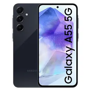 Samsung Galaxy A55 5G (Awesome Navy, 8GB RAM, 256GB Storage) | AI Mobile | 50MP Main Camera (OIS) | Super HDR Video| Nightography | IP67 | Gorilla Glass Victus+ | sAMOLED | Gaming Smartphone