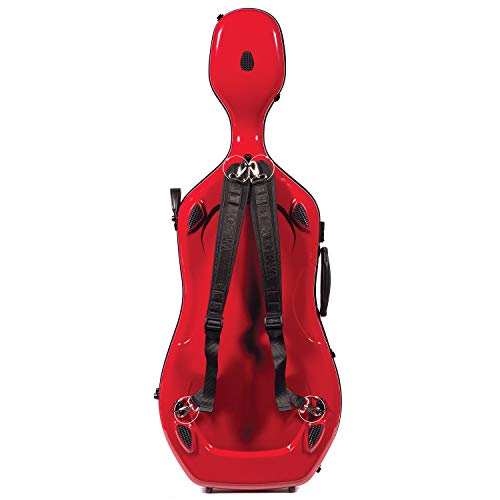 Gewa 341.230 Air 3.9 Red 4/4 Cello Case with Black interior - Thumbnail 3
