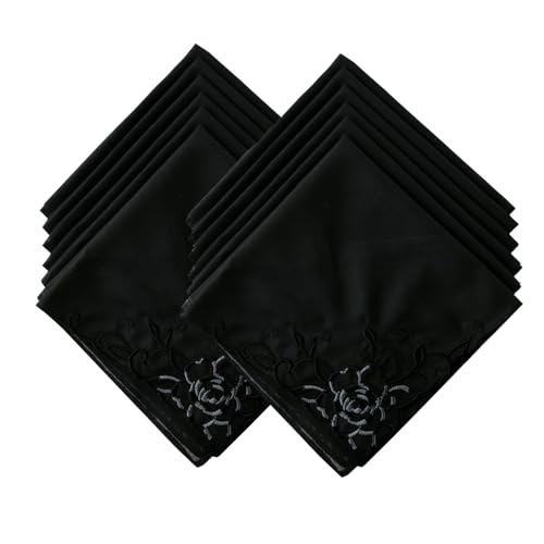 Image of Lace Cotton White Handkerchiefs Perfect Wedding Bulk